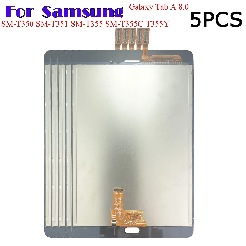 5PCS For Samsung Galaxy Tab A 8.0 SM-T351 SM-T350 SM-T355 SM-T355C T350 T355Y LCD Display Touch Screen Digitizer Glass Assembly