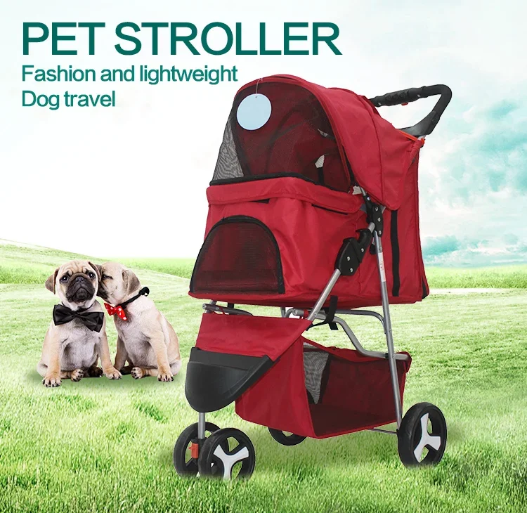 Removable Luxury Pet Stroller Dog Carrier Bag