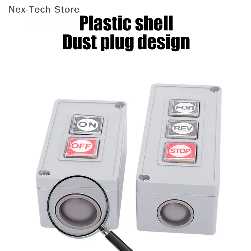 TPB-2/3 Start Stop Button Switch Box Switch Control Motor Button Box 2-position TPB-2/3
