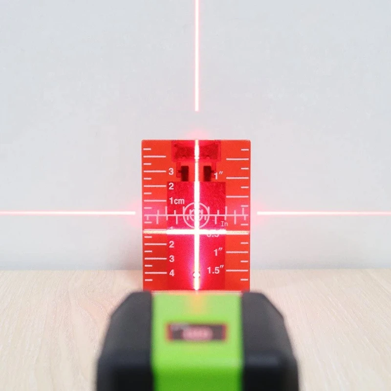 HEIßER VERKAUF 1 Stück Laser-Zielkarte Platte Für Laser-Level Ziel Platte Zoll/Cm