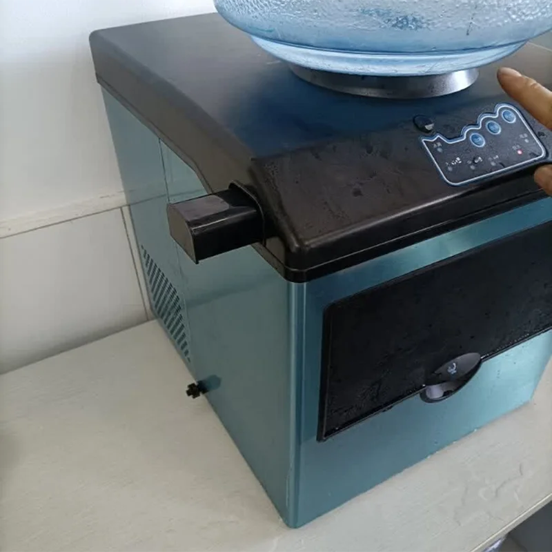 Electric Stainless Steel Kitchen Household Countertop Tabletop Bullet Ice Maker