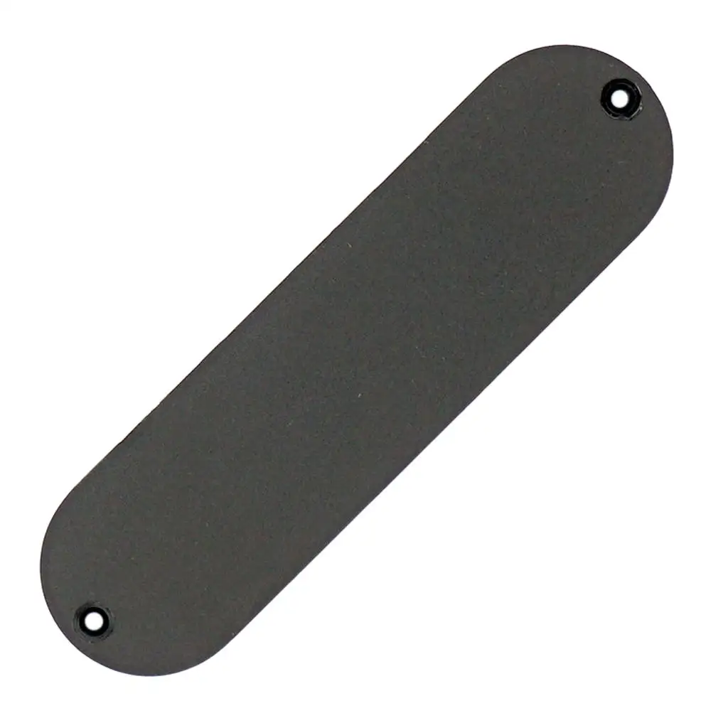 1x Electric Guitar Accessory Back Plate Cavity Switch Cover Back Cover Black