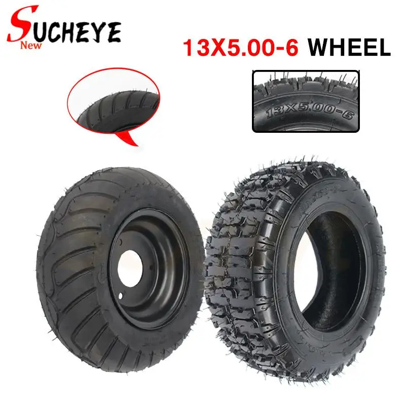 

13X5.00-6 inch wheel snow plow wheel butterfly flower tires 13 * 5.00-6 inch beach wheel Electric Scooter