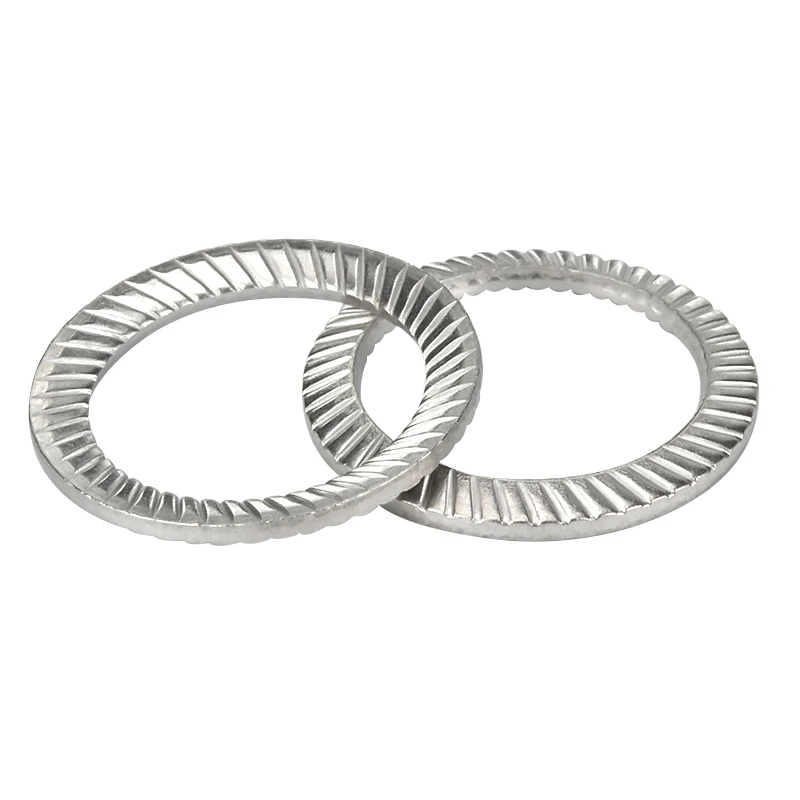 2/5/10/20/50Pcs DIN9250 304 Stainless Steel Locking Washer Printing Oblique Lock WasherS M2.5 M3 M4 M5 M6 M8 M10 M12 M14 M16-M30