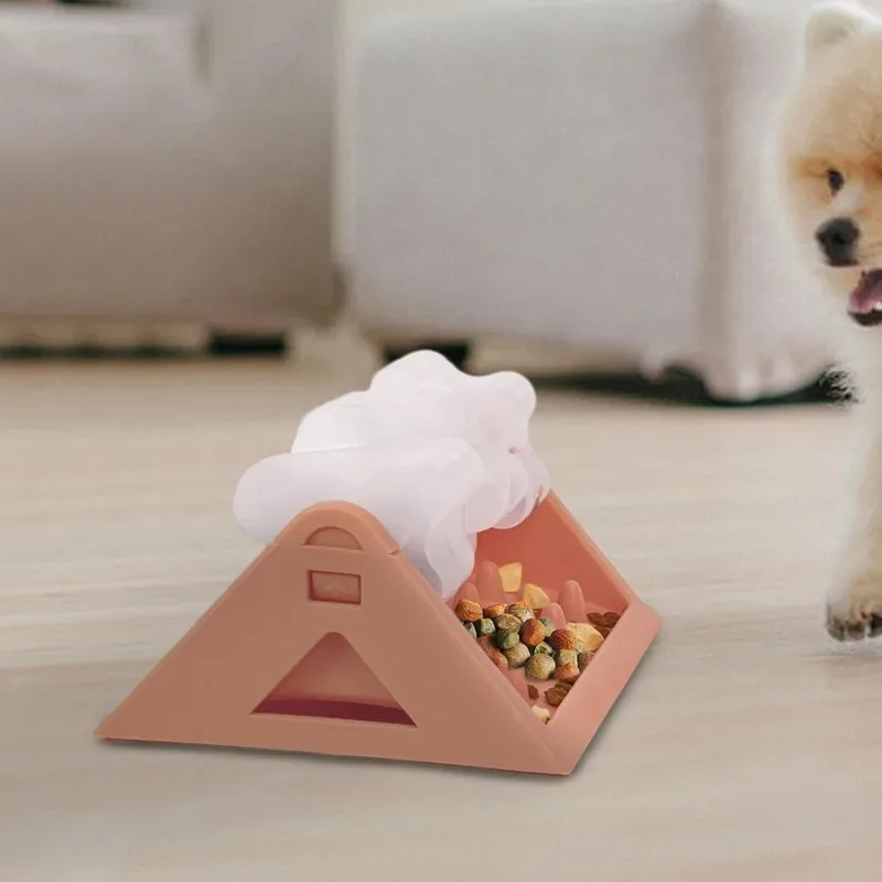 パズル猫ボウルインタラクティブスローフィーダー犬ボウルおもちゃ不安軽減退屈犬の給餌制御給餌パズルおもちゃ