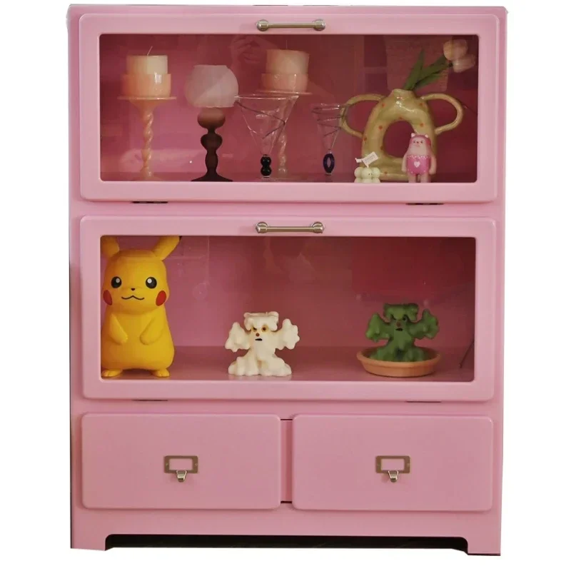 Dopamine figure storage, bucket cabinet, living room storage, porch cabinet, multi-bucket display cabinet, side cabinet