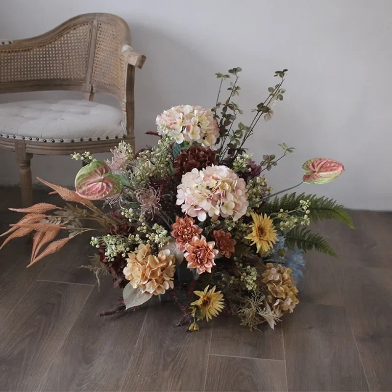*a&Sn flower studio photo background floral arrangement fake flower store soft decoration decoration apple flower silk flow