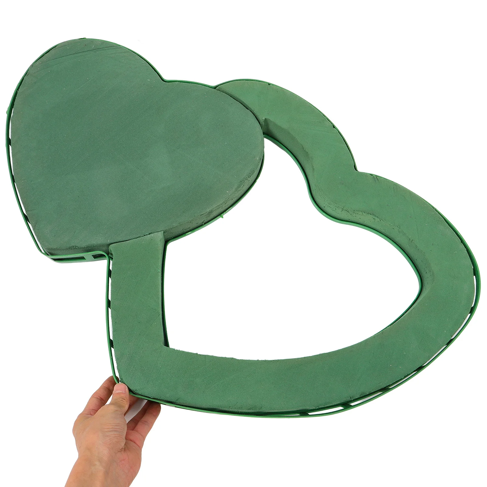 

Heart Shaped Floral Mud For Wedding Car Decorations Floral Arrangement Sucker Block Reusable Lightweight Garden Flower