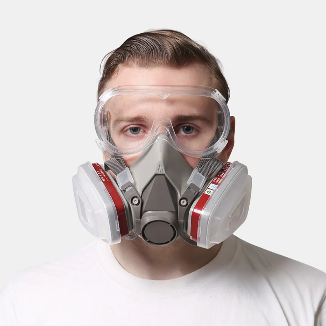 

6200 type gas half-face mask, safety filter, dust, full coverage type, chemical coating spray respirator