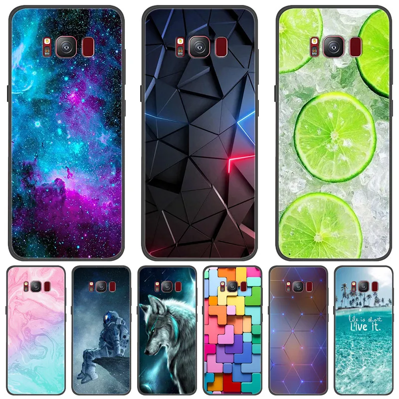 For Samsung Galaxy S8 S8 Plus Phone Case Slim Cute Back Silicone TPU Soft Cover case For Samsung S8 S 8 plus cases S8Plus Coque