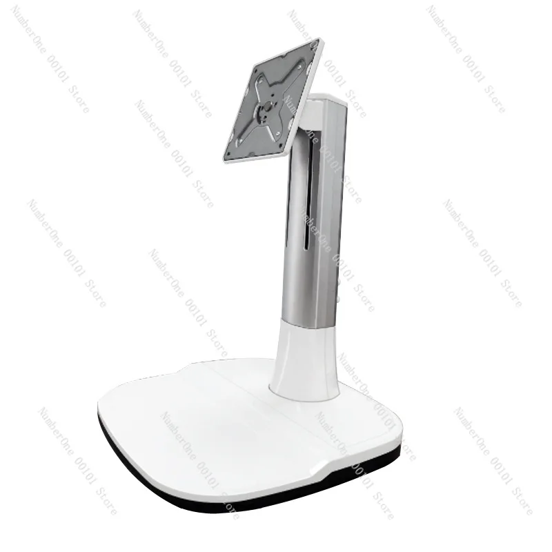 medical-monitor-stand-with-lifting-column-custom-aluminum-alloy-desktop-base-no-punching-anti-shake-stable-screen-mount