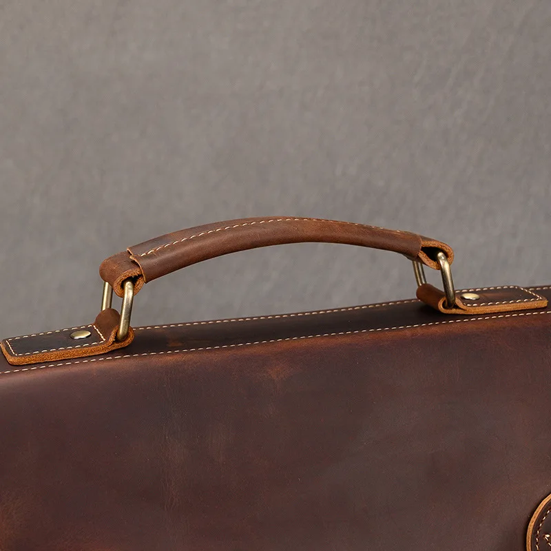 Borsa Valigette da viaggio Uomo Spalla Valigette moda business Borse in pelle multifunzionali Aktetassen MHGWB