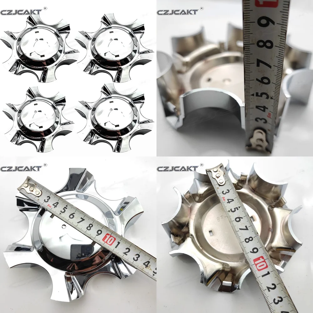 

High Quality Chrome Wheel Center Caps for Toyota Prado Land Cruiser Fortuner with Universal Fit Premium Hubcap Cover for SUVs