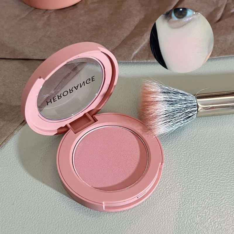 HERORANGE Cream Pink Blush Low Saturation Tender Girls Monochrome Plate Peach Orange Soft Mist Matte Natural Cosmetics wholesale