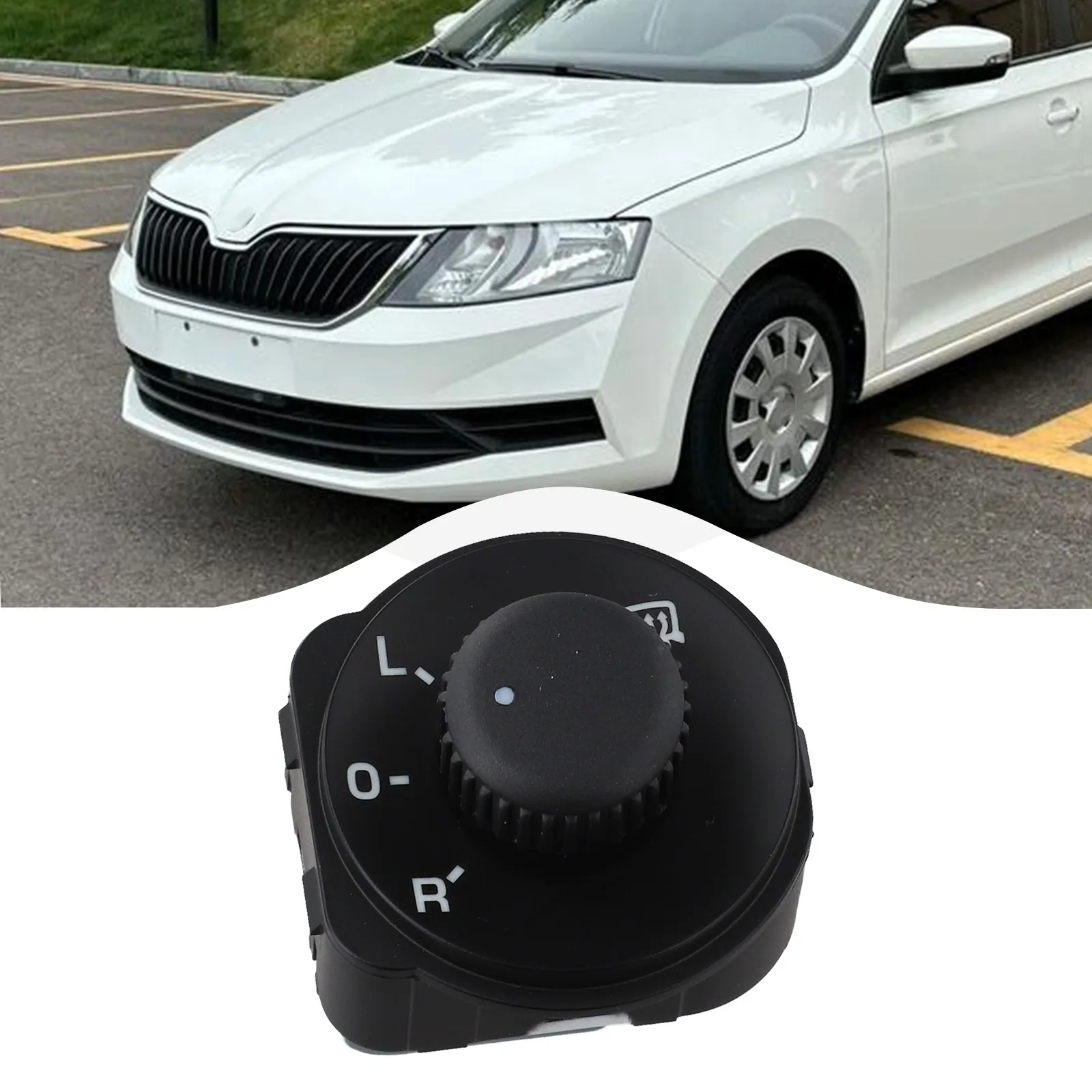 

1Z1959565A Adjustment Knob 1 Piece Included Black Color Compatible With Octavia Direct Replacement Part Automatic Car Parts