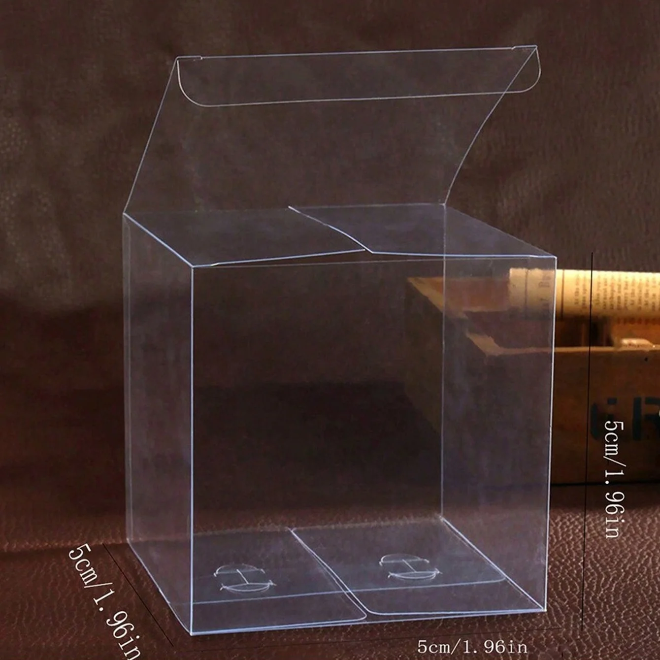 10 قطعة صندوق هدايا من البلاستيك الشفاف صندوق PVC تغليف الهدايا لحفلات الزفاف وأعياد الميلاد صندوق دش لوازم الحفلات #6