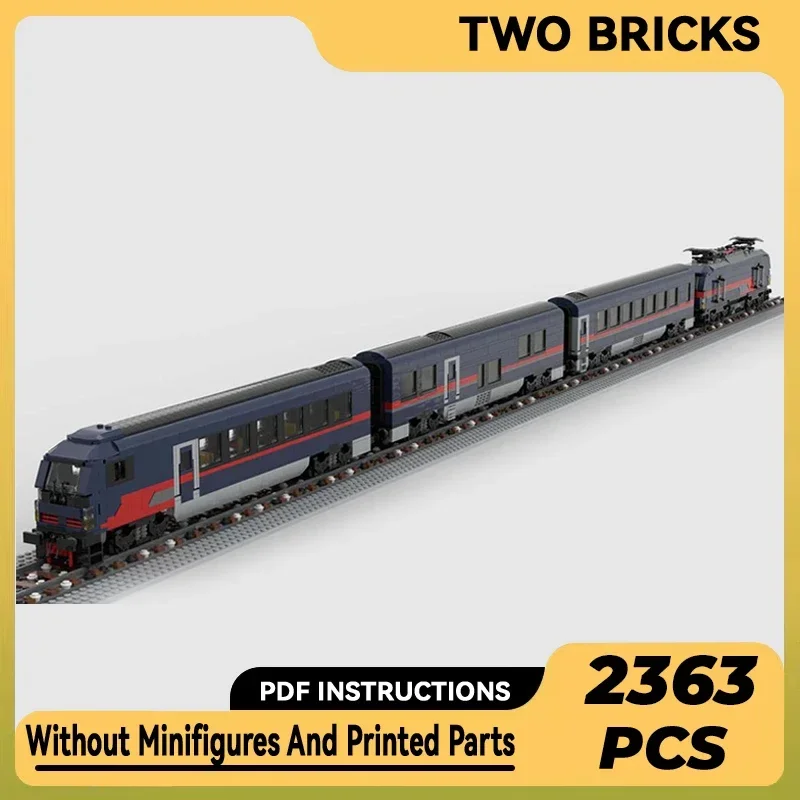 Technical Moc Bricks Car Model Austrian Night Express Train Modular Building Blocks Gifts Toys For Children DIY Sets Assembling