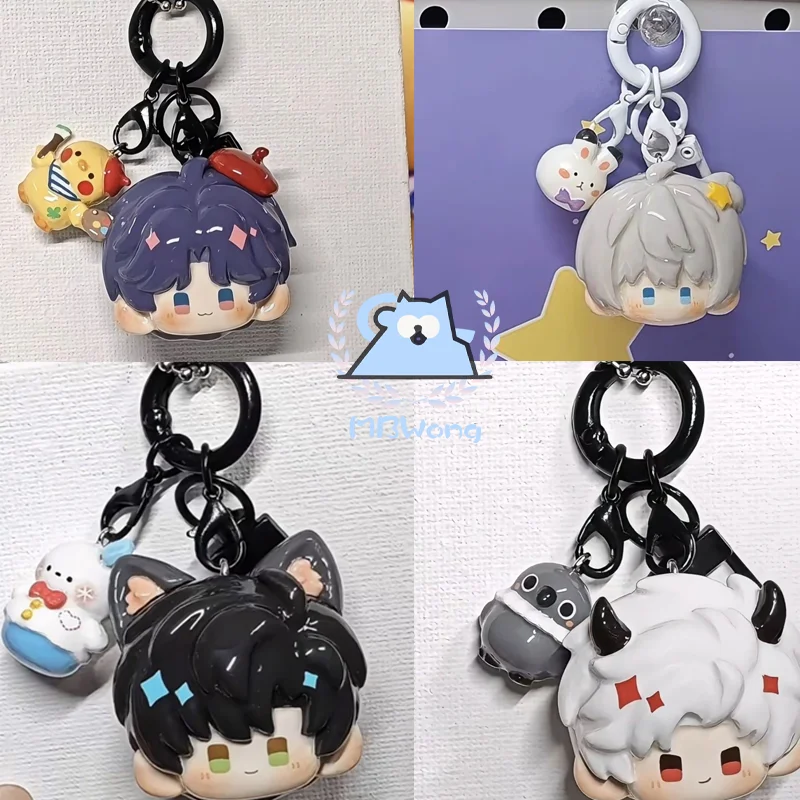 Love and Deepspace Rafayel Zayne Xavier Sylus Anime KeyChain Mobile Pendant Key Chain Decor Ornament Backpack Decoration Pendant