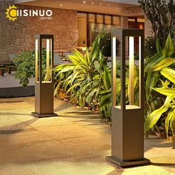 Outdoor Landscape Path Lights 30mc 40cm 60cm 80cm Waterproof Aluminum LED Cuboid Pathway Lighting for Driveway Lawn Patio Garden