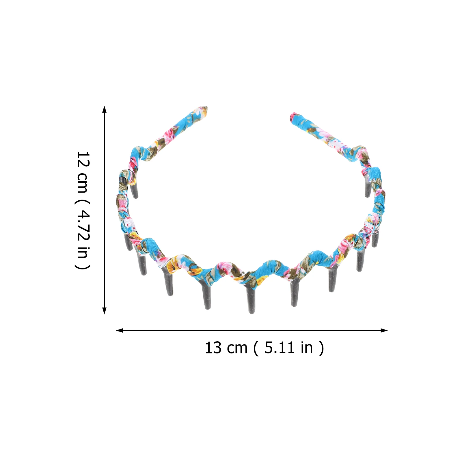 

9pcs Women Accessories Headdress Toothed Headbands Elegant Practical Toothed Headbands Aesthetic Parties Shows