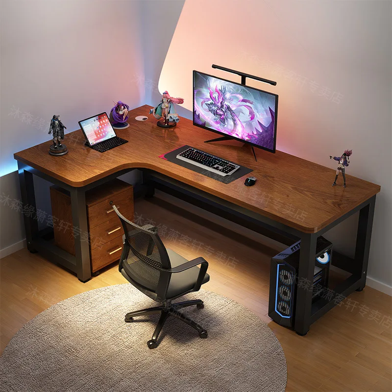 Computer desk corner coner household student writing L-shaped computer desktop table
