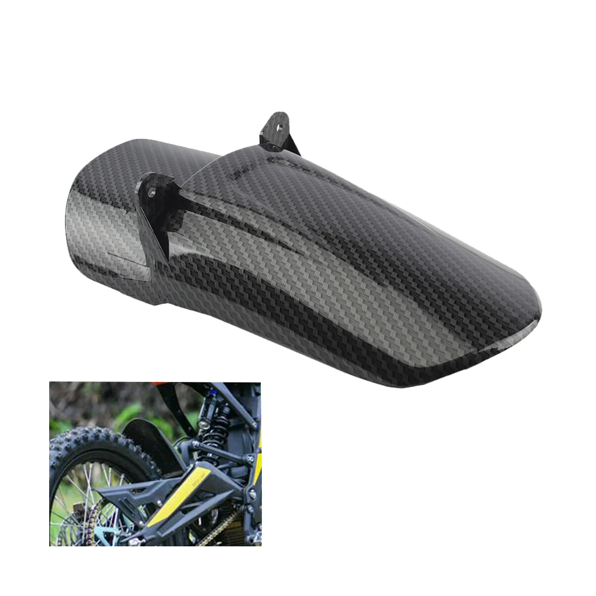 Motorcycle Rear Mudguard for Sur-Ron Surron Light Bee Dust Cover Carbon Fiber Pit Dirt Bike Electric Motocross