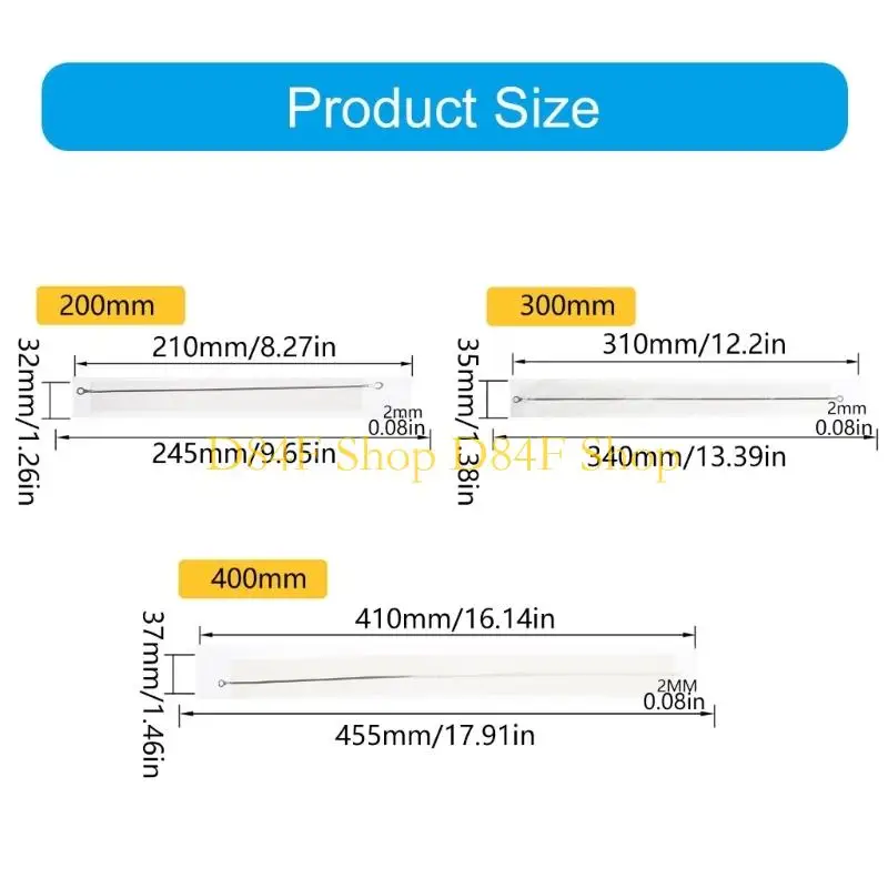 D84F Multiple Size Heating Component For Commercial Sealers 10PCS High Temperature Cloth Wire 200mm 300mm 400mm Sealing Solution