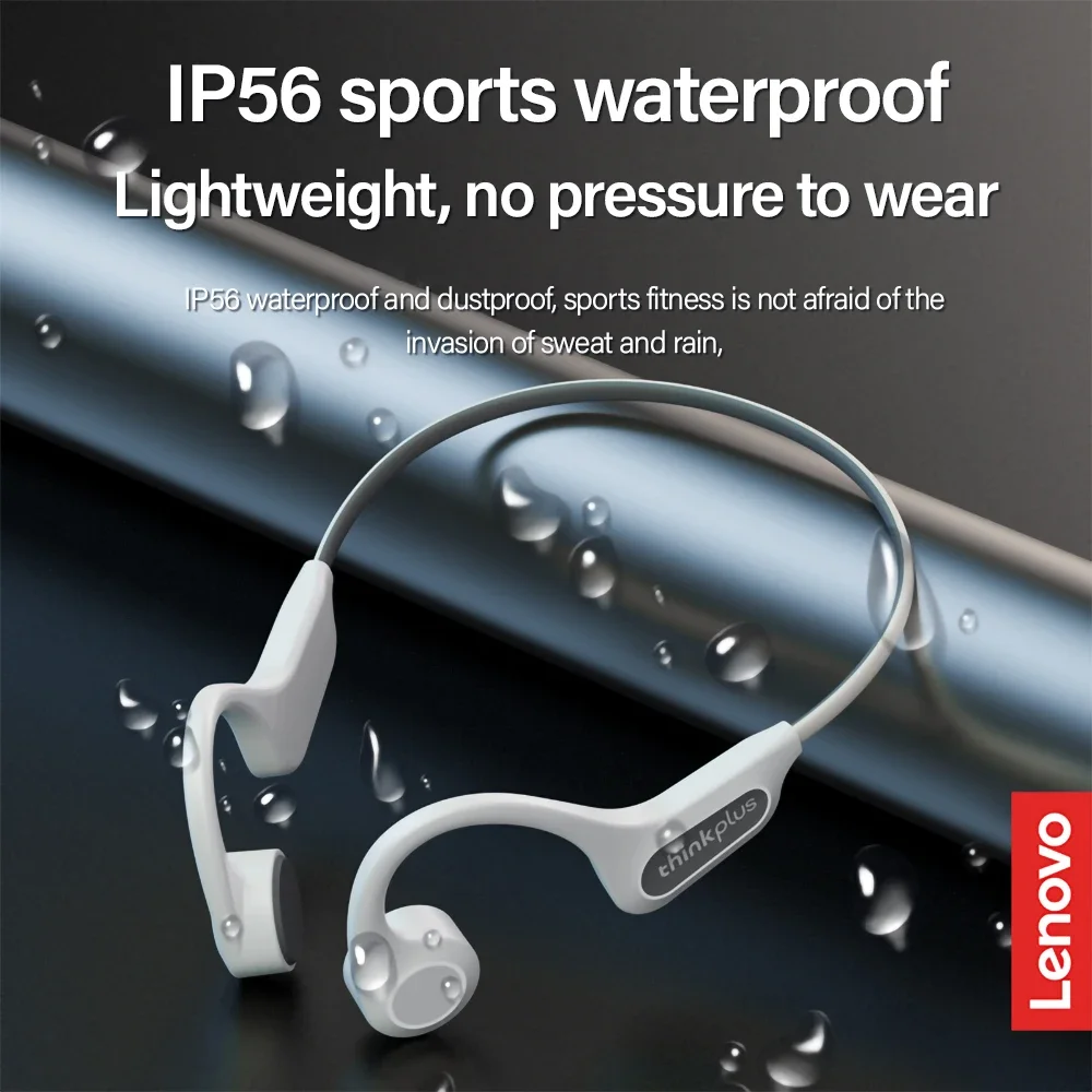 เดิม Lenovo X3 Pro X7 X4 Bone Conduction หูฟังบลูทูธ 5.3 Hifi หูฟังชุดหูฟังไร้สายพร้อมไมโครโฟนหูฟังกีฬา
