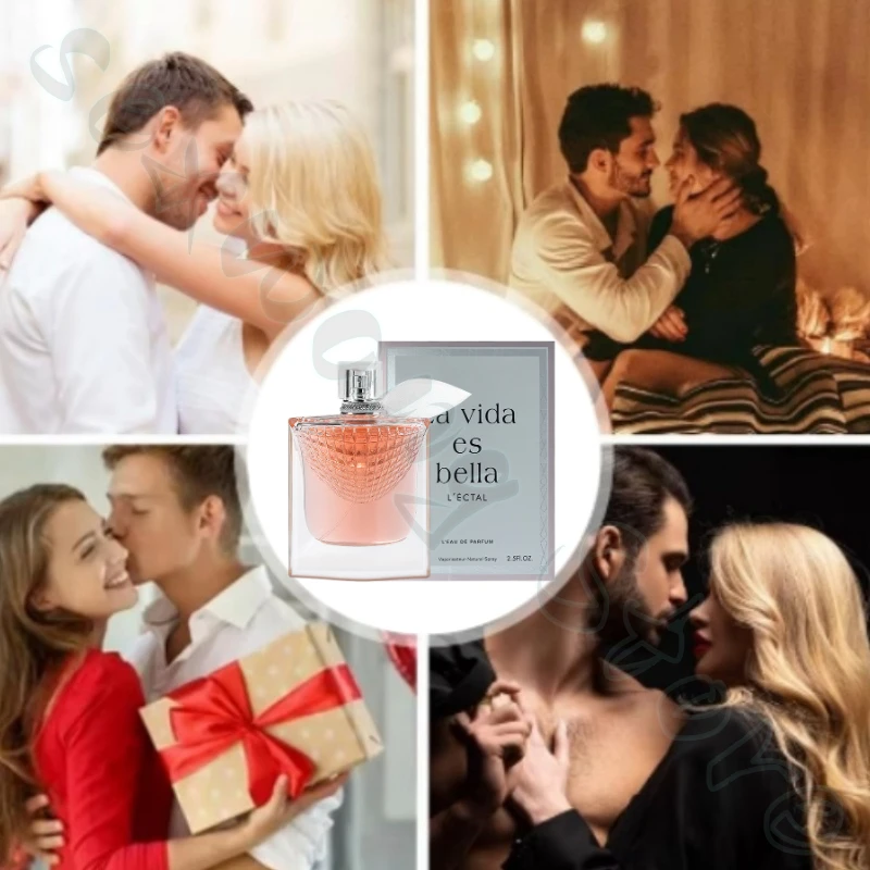 عطر نسائي من Beautiful Life، عطر True Love Rose، عطر يدوم طويلاً، طبيعي رومانسي، مزاج حلو 75 مل