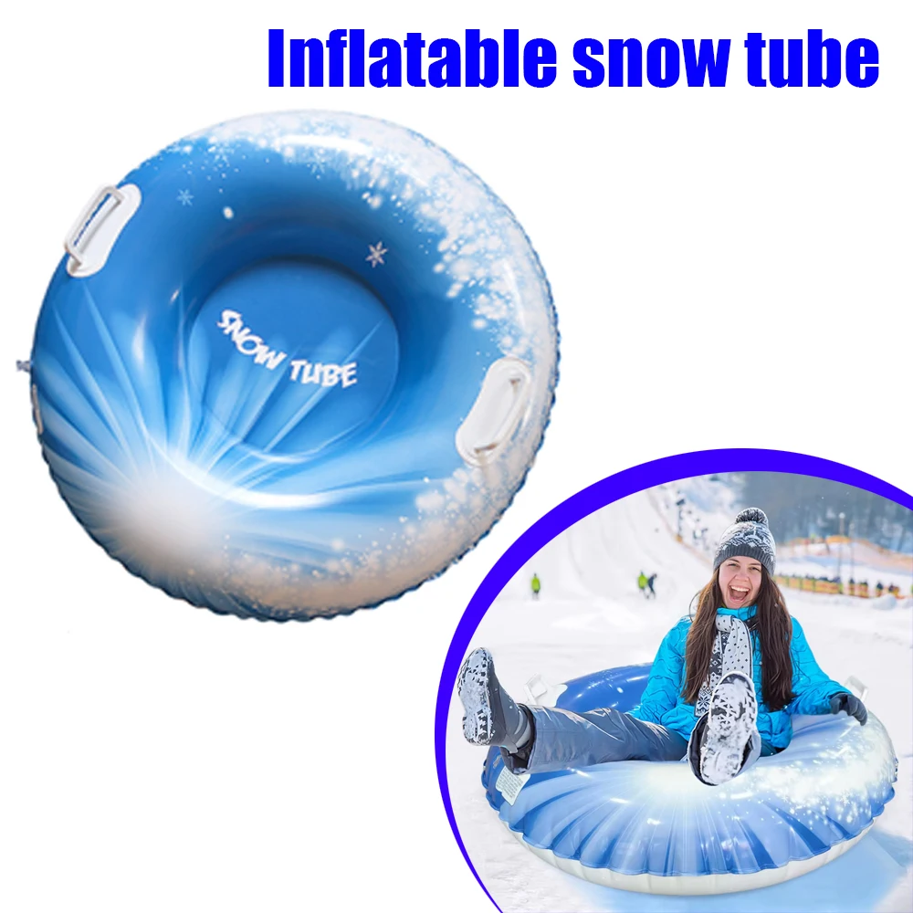 

Надувные снежные трубки для взрослых. Прочные сани с твердым дном и ручками. Оборудование для зимних видов спорта на открытом воздухе. Подходит для семейных мероприятий.