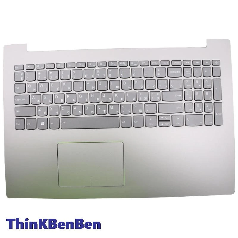 

UKR Ukrainian Mineral Gray Keyboard Upper Case Palmrest Shell Cover For Lenovo Ideapad 520 15 15IKB 5CB0N98812