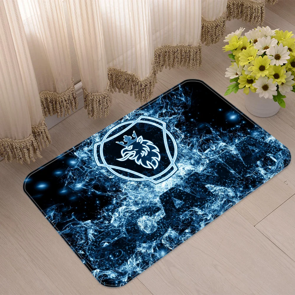 S-Scania Kitchen Foot Mat for Hallway on the Floor Goods for Home Decor Items Doormat Entrance Door Mat Outdoor Cute Carpet Rugs