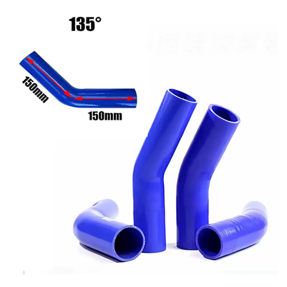 135 Degree Reinforced Silicone Elbow Coupler Universal Turbo Intercooler Charge Pipe Intake Hose Automotive Performance Parts