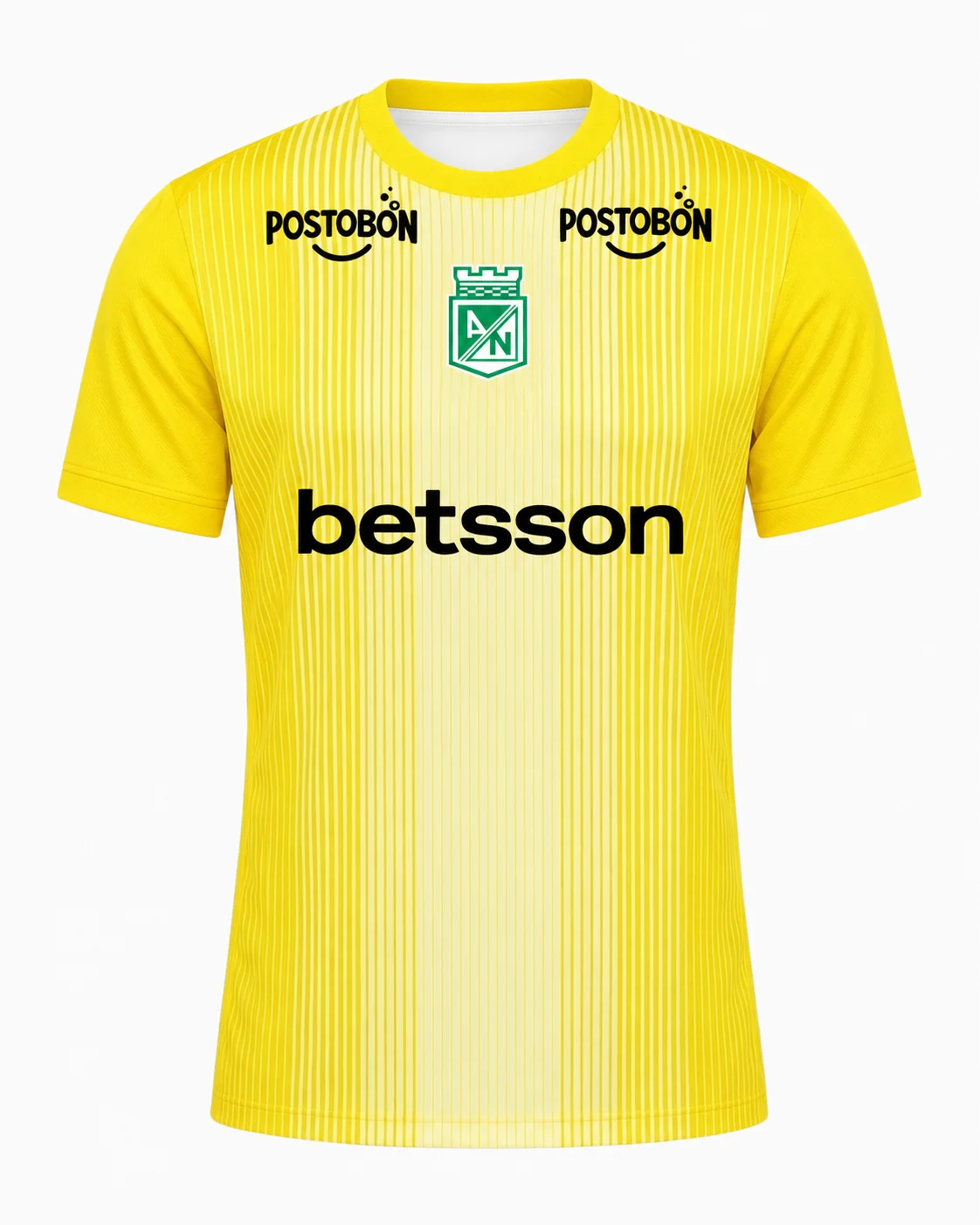 Atletico Nacional 26-27 Heimtrikot Grün-Weiß Gestreiftes Herren-Trikot mit Rundhalsausschnitt und Kurzen Ärmeln für Fans – Detail 5
