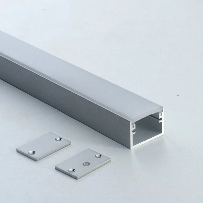 1M Embeddded Aluminum Profile For LED Strip Light Underground Linear Lamp Living Room Surface Mounted Bar Strip Lights