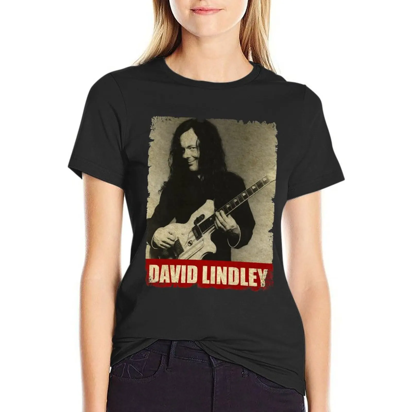 David Lindley - ReTRo STYLe T-Shirt summer clothes oversized cute clothes tees tight shirts for Women