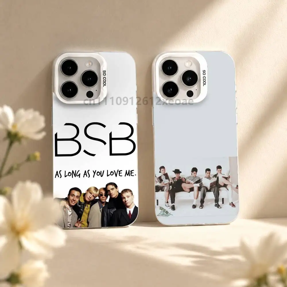 B-Backstreet Boys BSB Phone Case For iPhone 17 Pro 16 Plus 15 14 13 17 Air 12 ProMax 11 Max  Unique Matte Cover Large Hole