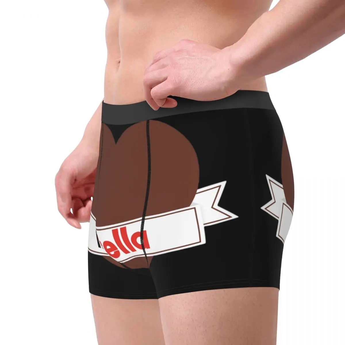 Foods Nutella Cartoon Men\'s Boxer Briefs special Highly Breathable Underwear High Quality 3D Print Shorts Gift Idea