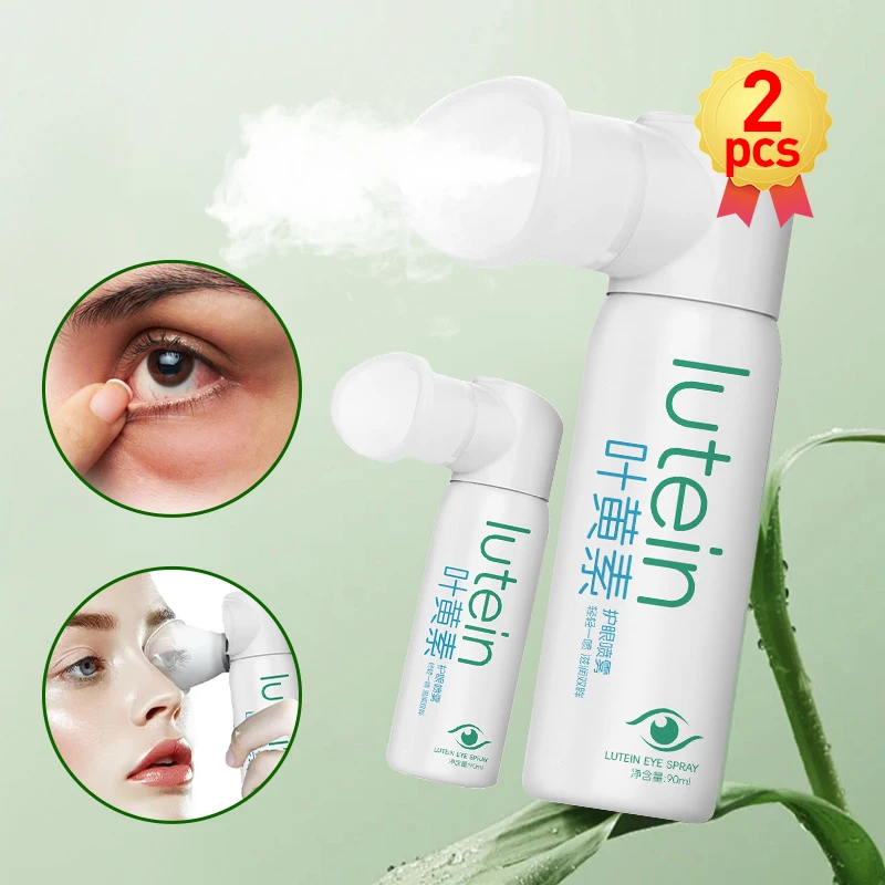 90ml Lutein Eye Care Mist Sprayer Hydrating Relief Fatigue Dry Eyes Hydration Moisturizing Facial Portable Face Eye Humidifier