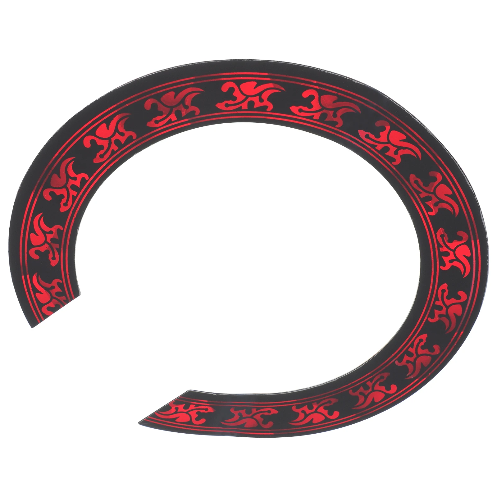 

Guitar Sound Hole Decoration Acoustic Rosette PVC Ring Replacement Sticker Universal Accessories Lightweight Durable High Grade