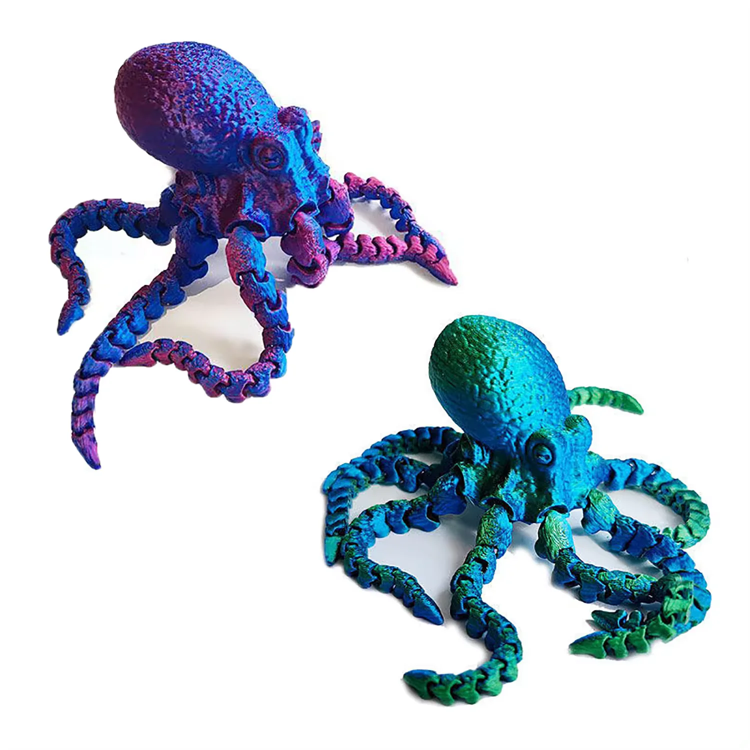 

3D printed octopus, integrated joint movable large octopus toy, gift ornament simulation octopus
