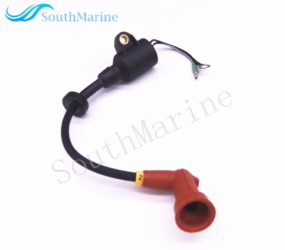 

63V-85570-00 63V-85570 Катушка зажигания в сборе для подвесного двигателя Yamaha 9,9HP 15HP 2-тактный 1996-2009 гг.