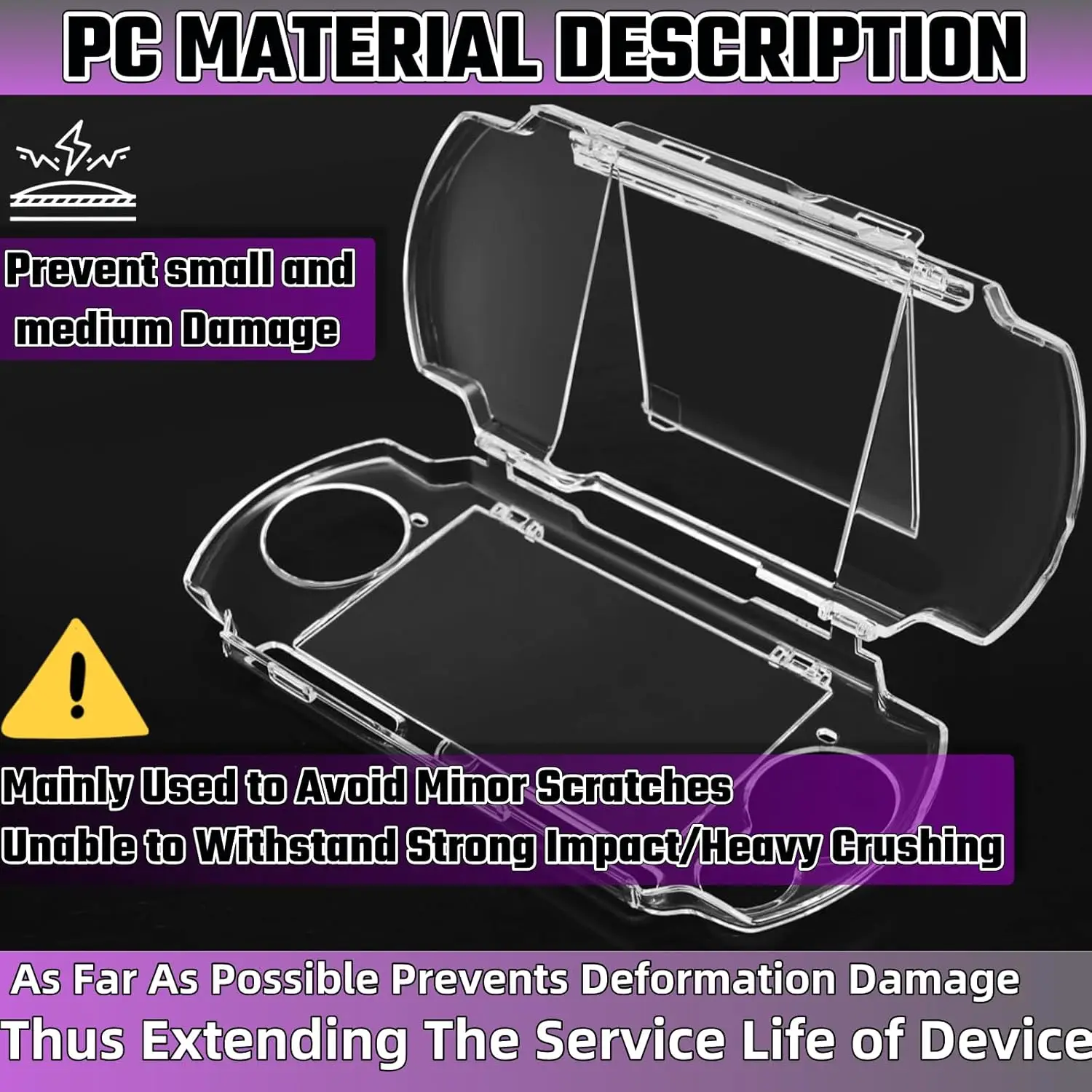 Our protector hard cover for PSP 3000 / PSP 2000 offers a full cover design for all-around external surfac