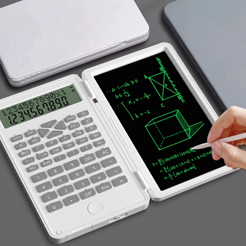 USB Portable Function Calculator Multifunction Smart Sintific LCD Screen Writing Rechargeable Drawing Board