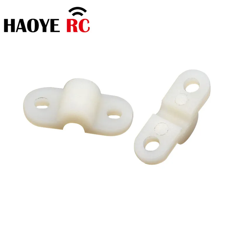 Haoye-Landing Gear Placas para RC Avião, Nylon Arqueado Groove Placas, Fio De Aço, Haste De Carbono, Material Rodante, 20 Pçs/lote