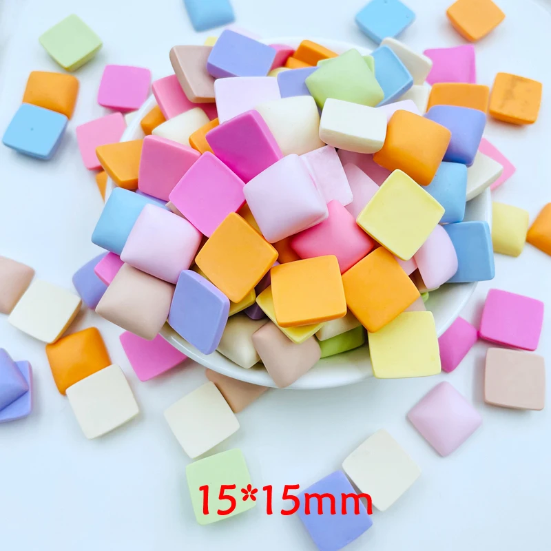 20 / Cute Cartoon Chocolates Flat Back Resin Cabochons Scrapbooking DIY Jewelry Craft Home Furnishing Decoration Accessories D70