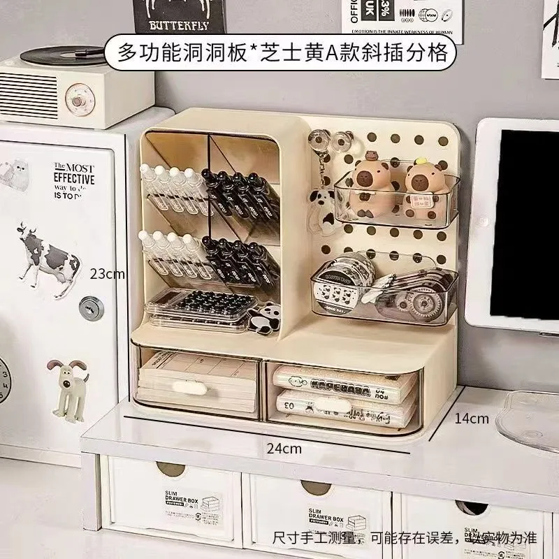 

Настольный органайзер для офиса и учебы: акриловый ящик для хранения