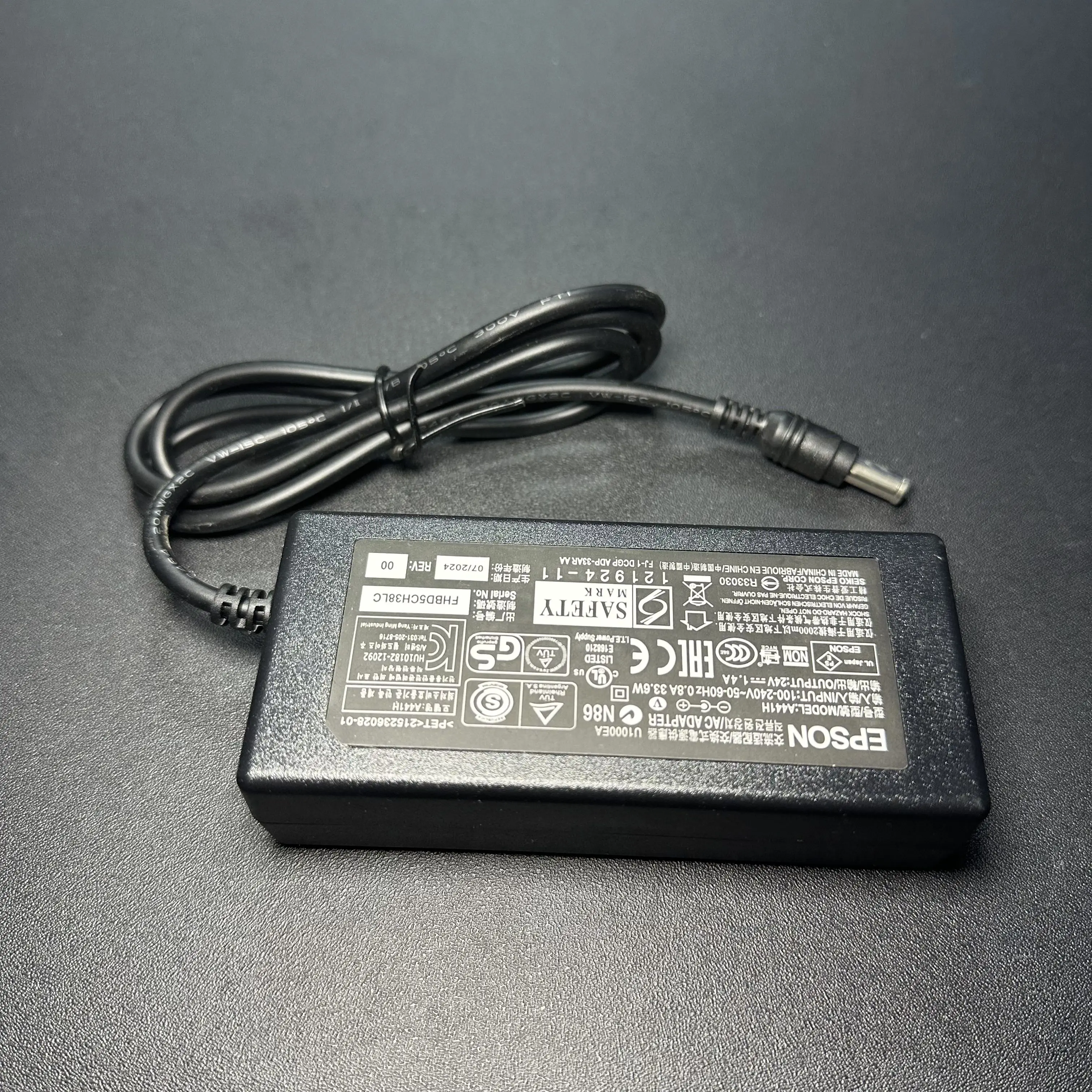 Catu Daya Pengisi Daya Adaptor AC untuk Epson V500 V550 V600 V700 V750 V800 V850 3170 4180 4490 4990 GT1500 GT2500 DS510 DS520 DS560