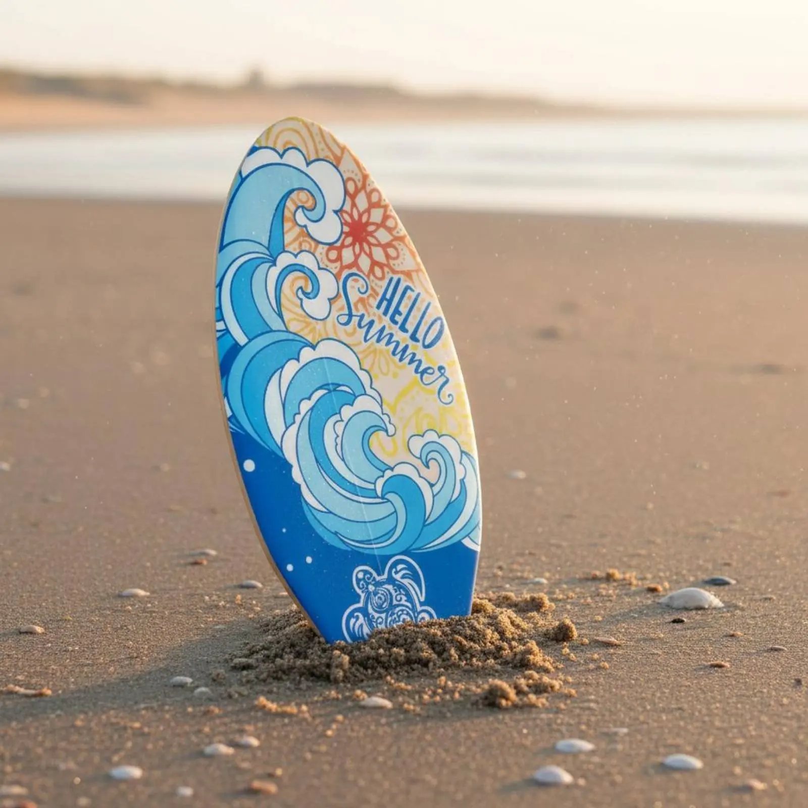 35/41 Inch Children Surfboard Lightweight Skimboard Beach Riding Board for Adults Kids Fun and Easy to Ride Skim Board view 4