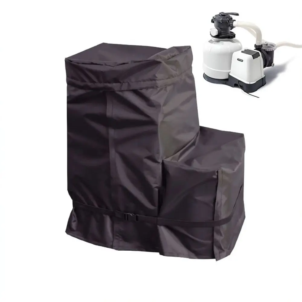 Durable Pool Filter Protective Case Heavy Duty Oxford Fabric Shield Cover Weatherproof Dustproof For Garden Pool Pumps